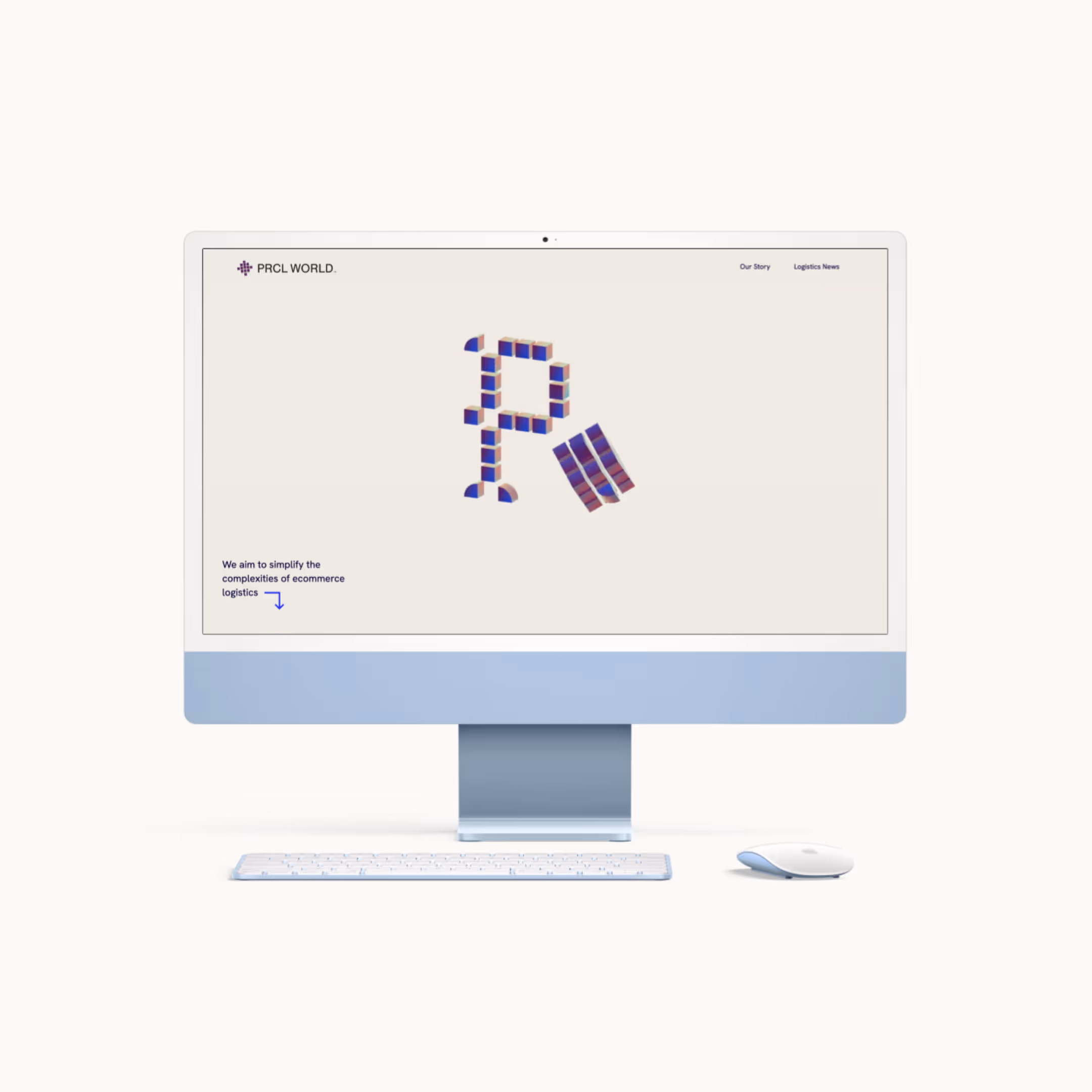 PRCL World homepage design