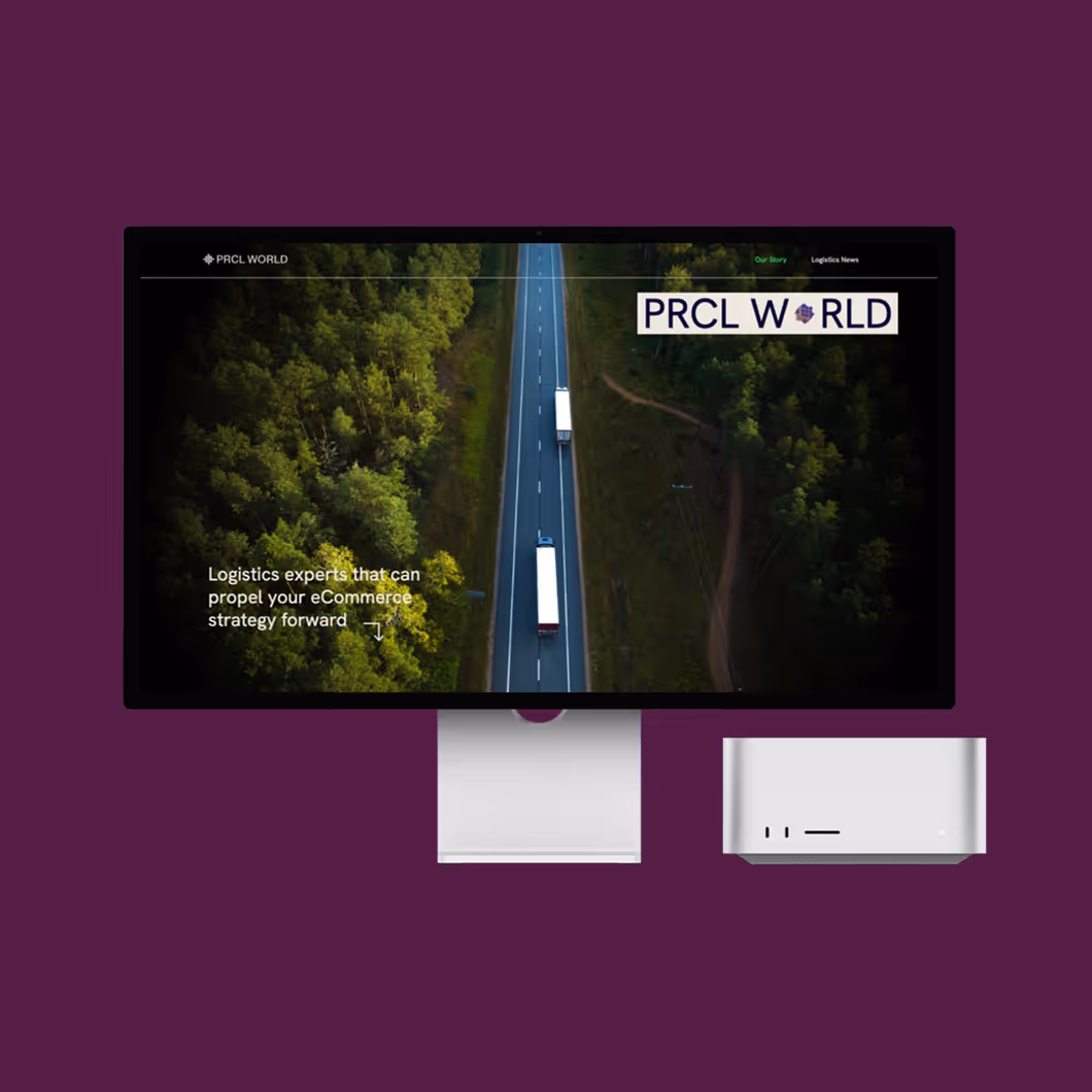 PRCL World responsive website design
