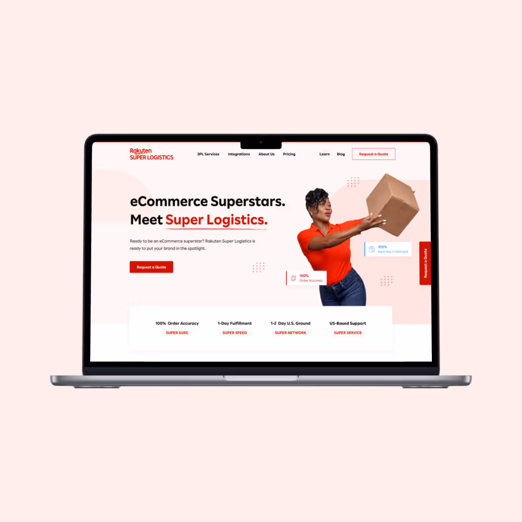 Rakuten responsive website layouts