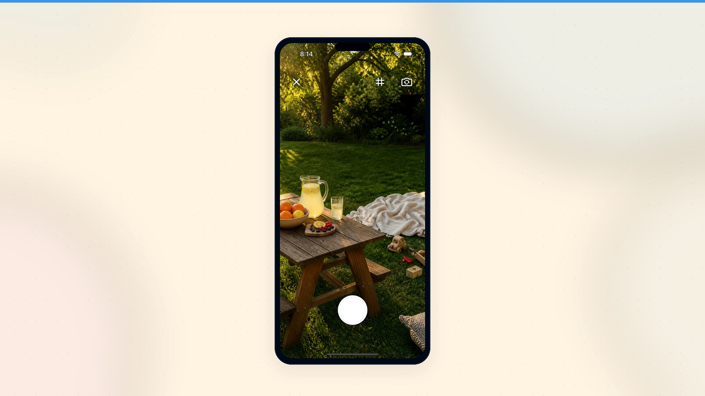 Safe Faces in-app camera for photo and video capture